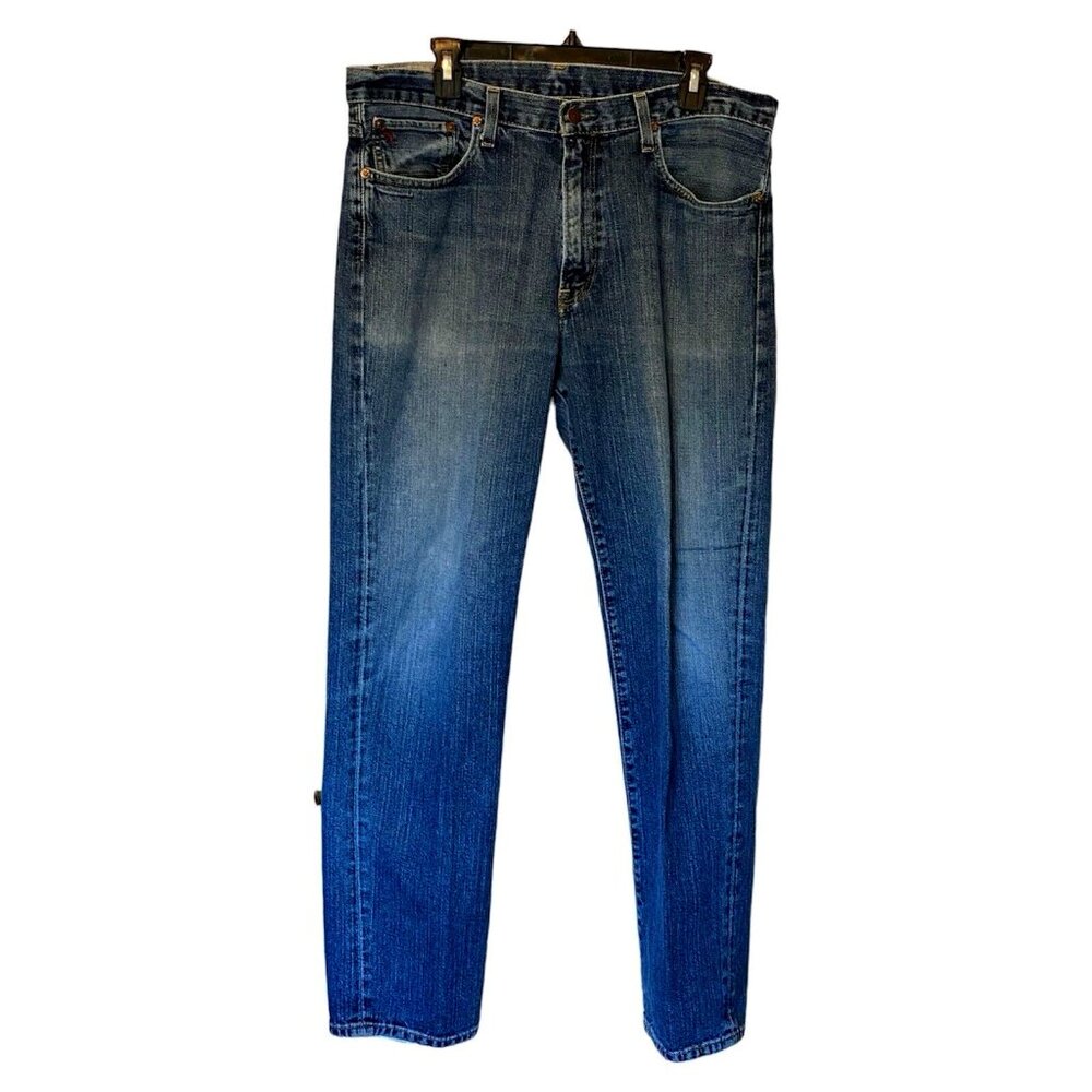 Polo Ralph Lauren Cortland 300 Jeans Men's Tag 34x32 Measure 36x32 Medium Wash